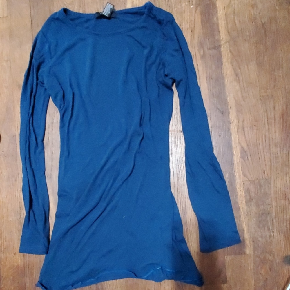 Long Sleeved Teal Shirt